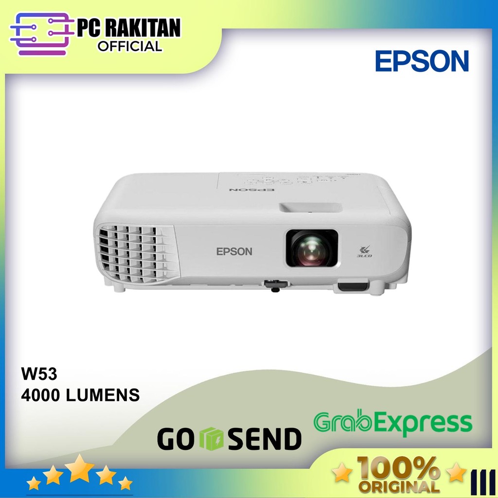 EPSON PROYEKTOR WXGA 4000 LUMENS EB W53