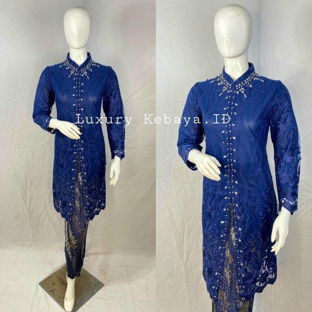 Kebaya Modern Wanita Terbaru Model Tunik Tile Payet