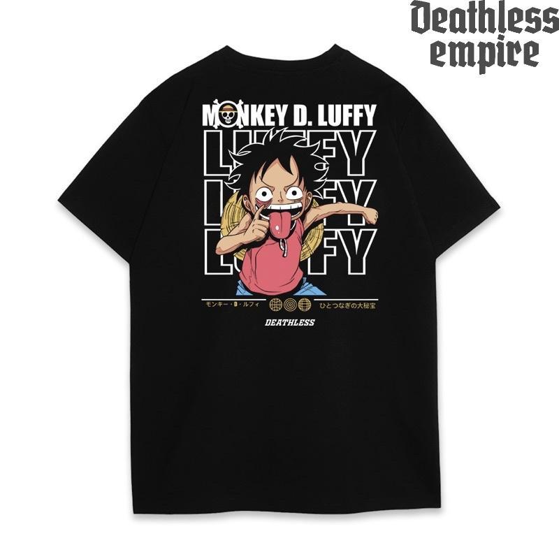 DEATHLESS KAOS | MONKEY LUFFY | HITAM | ONE PIECE SERIES