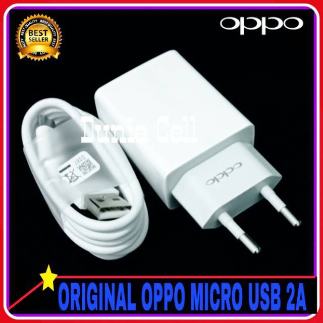 Charger Oppo F1s/A3S/A5S Oppo A83 2A ORIGINAL 100% Resmi Indonesia