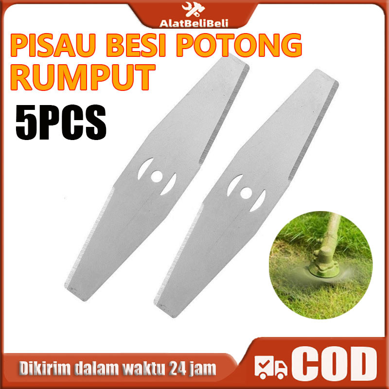 5Pcs Pisau Mesin Potong Rumput/Pisau Potong Rumput/Mata Pisau Mesin Potong Rumput/Pisau Potong Rumpu