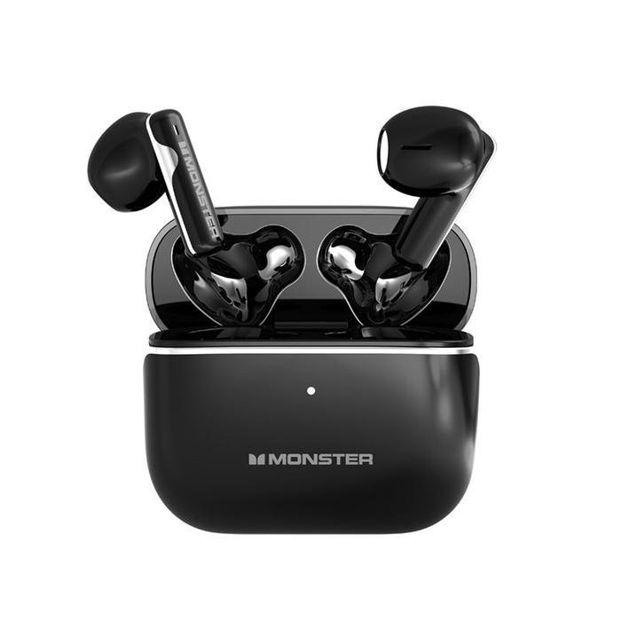 Monster GT13 TWS Eauds Bluetooth 5.4 HiFi Stereo dengan Desain Dual Ear & Charging Case Type-C 300mA
