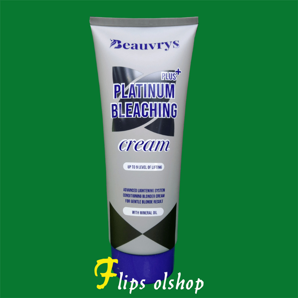 BLEACHING CREAM PLATINUM BEAUVRYS 500ML | HIGH LEVEL BLEACH CREAM BEAUVRYS 500ML