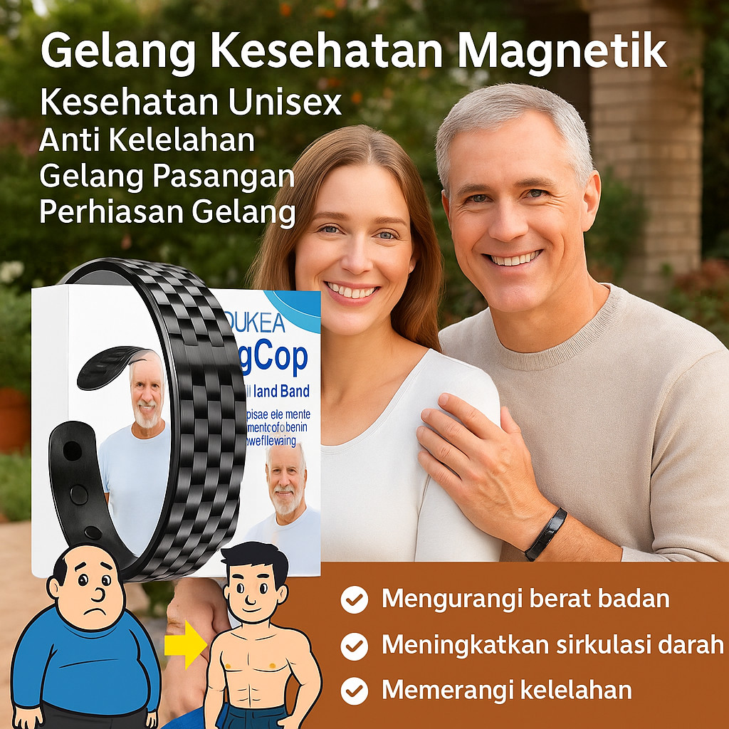 [Meningkatkan vitalitas] Gelang Kesehatan Magnetik Kesehatan Unisex /Gelang Kesehatan Pria / Terapi 
