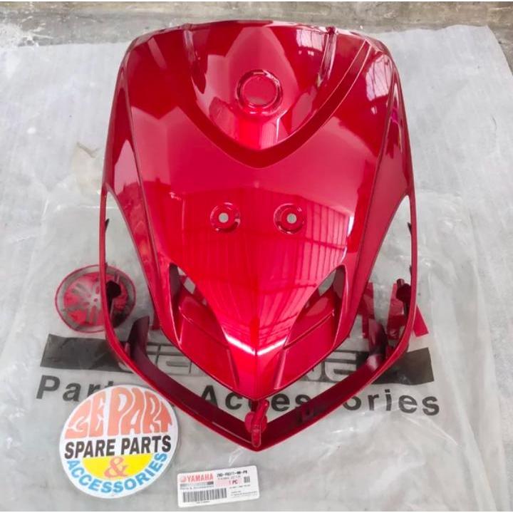 [3E Parts & Acc]  Panel Cover dada Depan Mio smile Merah Maron Ori Yamaha 28D-F8311-00-P0  Barang La