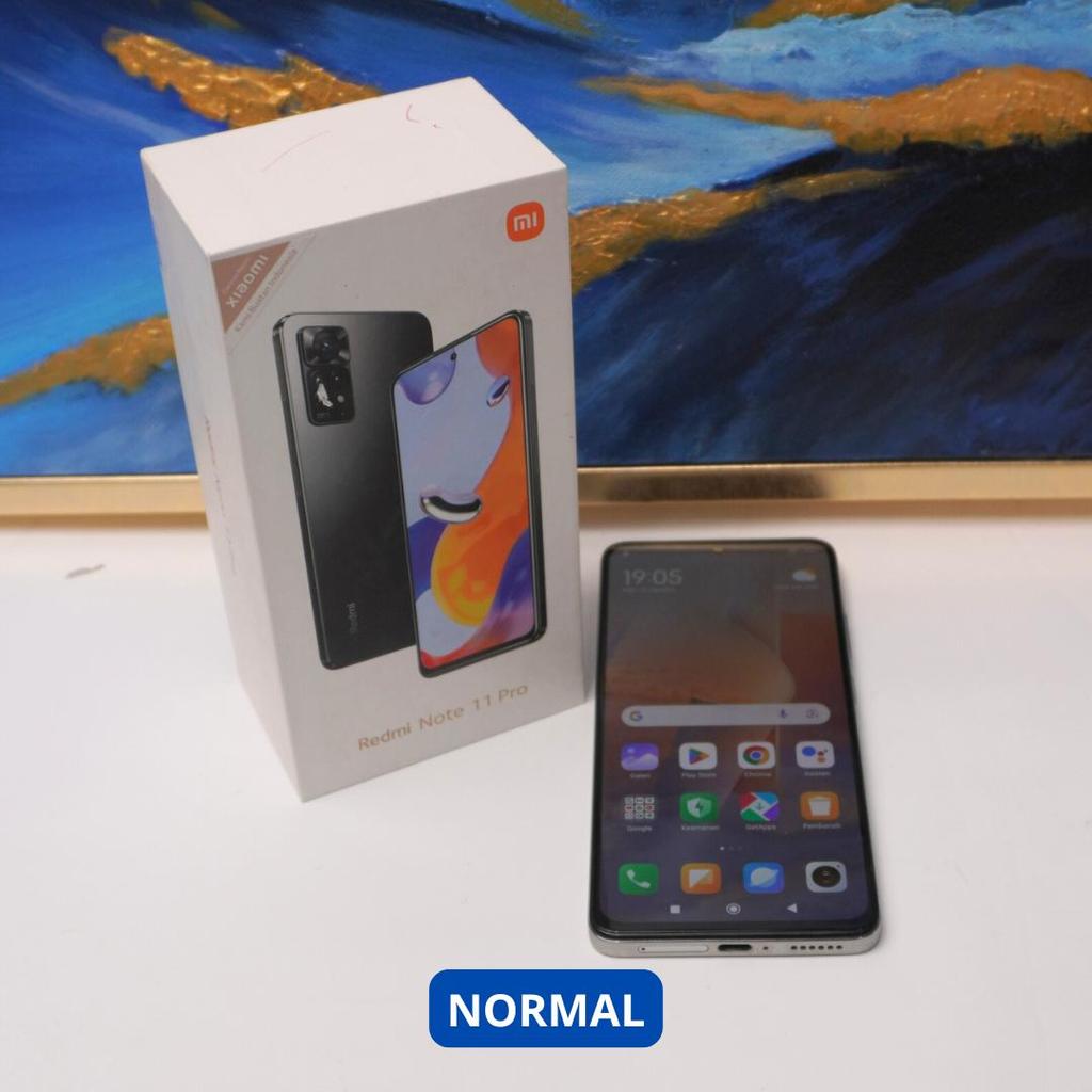 XIAOMI REDMI NOTE 11 PRO 6/128 GB  HP SECOND ORIGINAL SINAR MUTIARA CELL