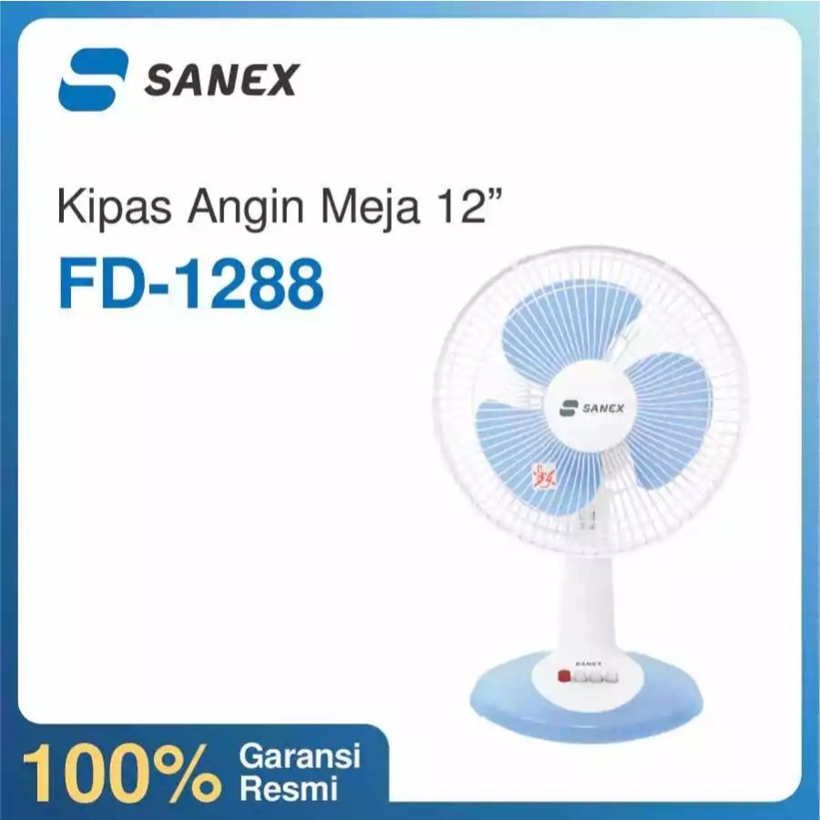 KIPAS ANGIN MEJA 12 INCH DESK FAN 12 INCH TRISONIC 121 KIPAS ANGIN DUDUK