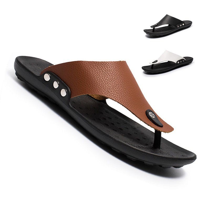 Sepatu Sandal Kulit Pria Wanita JNC 06 Kicker asli import model terbaru