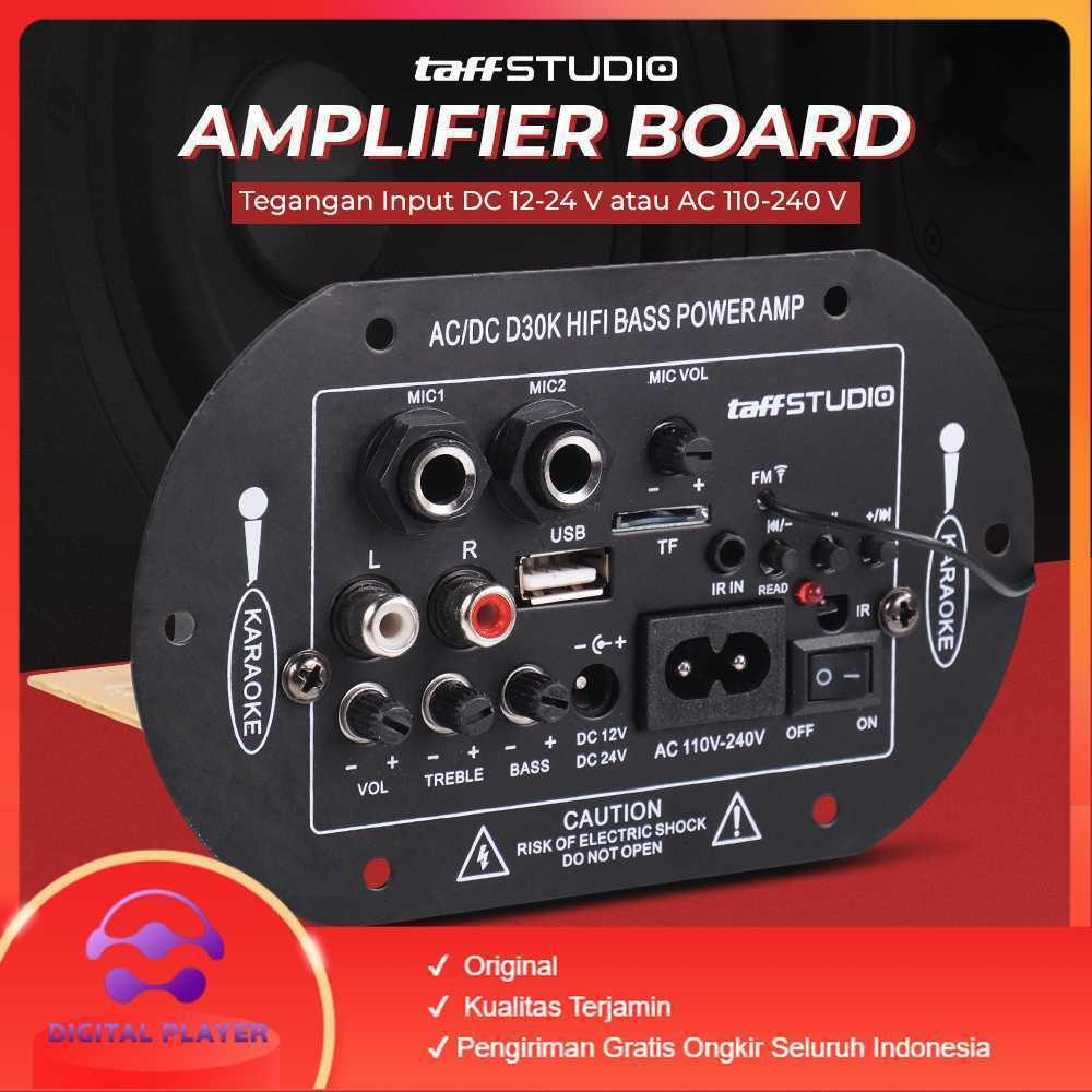 Amplifier Board Audio Bluetooth Subwoofer DIY 35W - D30K