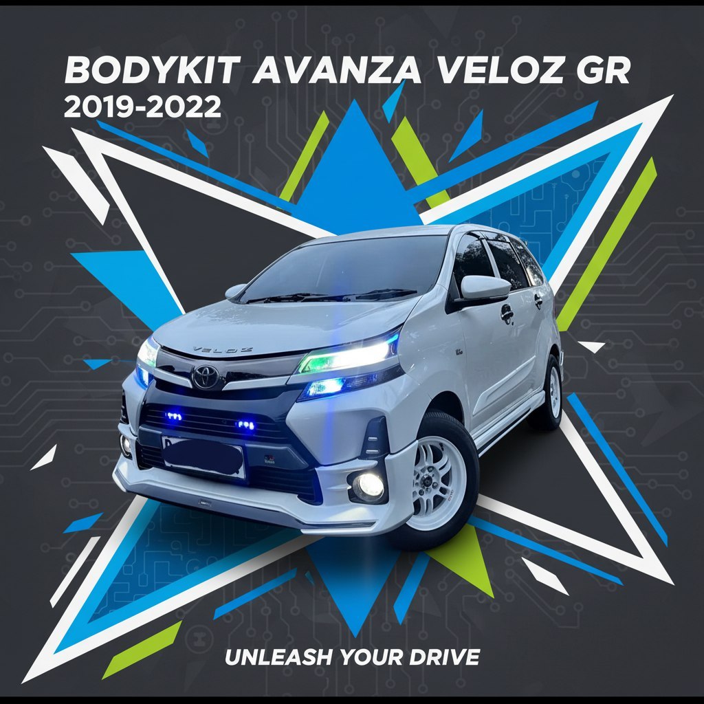 bodikit bemper BODIKIT VELOS body kit BODYKIT AVANZA VELOZ GR 2019 2020 2021 2022 GRADE A body kit