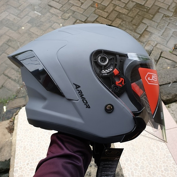 top sale Helm JS Armor Original helm pria dewasa  helm cowok keren  helm desain terbaru  helm half f