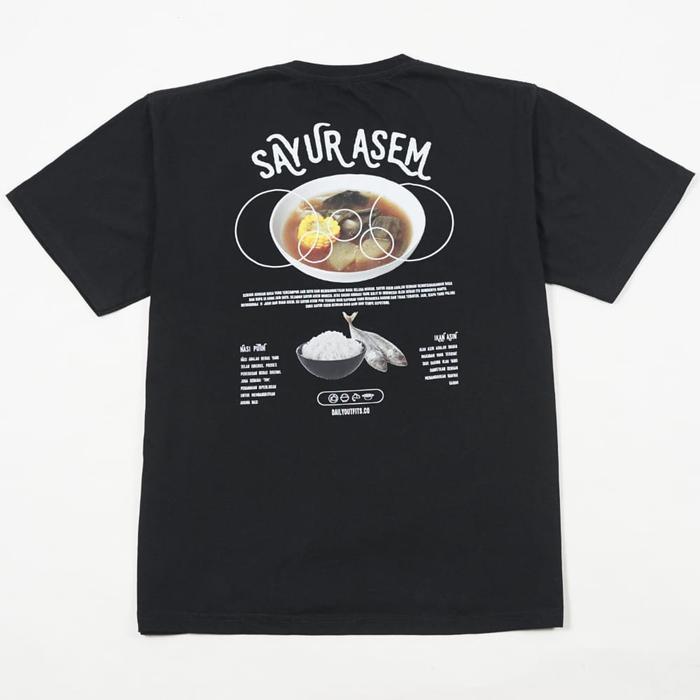 (COD) Dailyoutfits Kaos Local Food Sayur Asem - S
