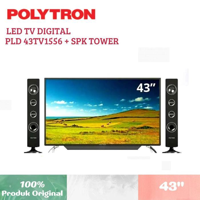 LED TV Digital POLYTRON 43 Inch PLD 43TV1556