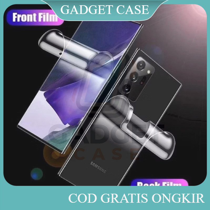 GADGET Antigores Hydrogel Samsung A22 A32 4G 5G A52 A52s A72 Full Cover Hybrid Pro Glass Screen Prot