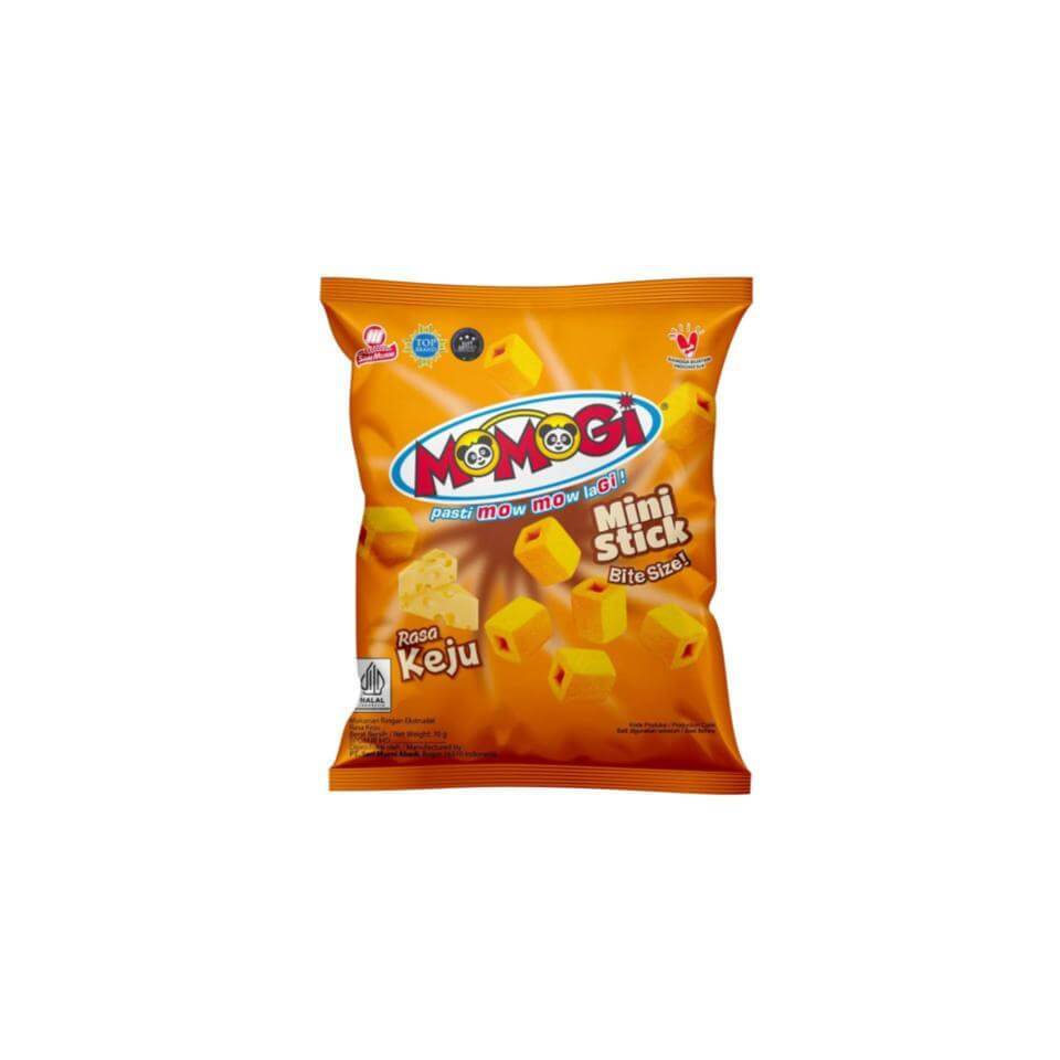 Momogi Snack Mini Stick Keju 70 gr