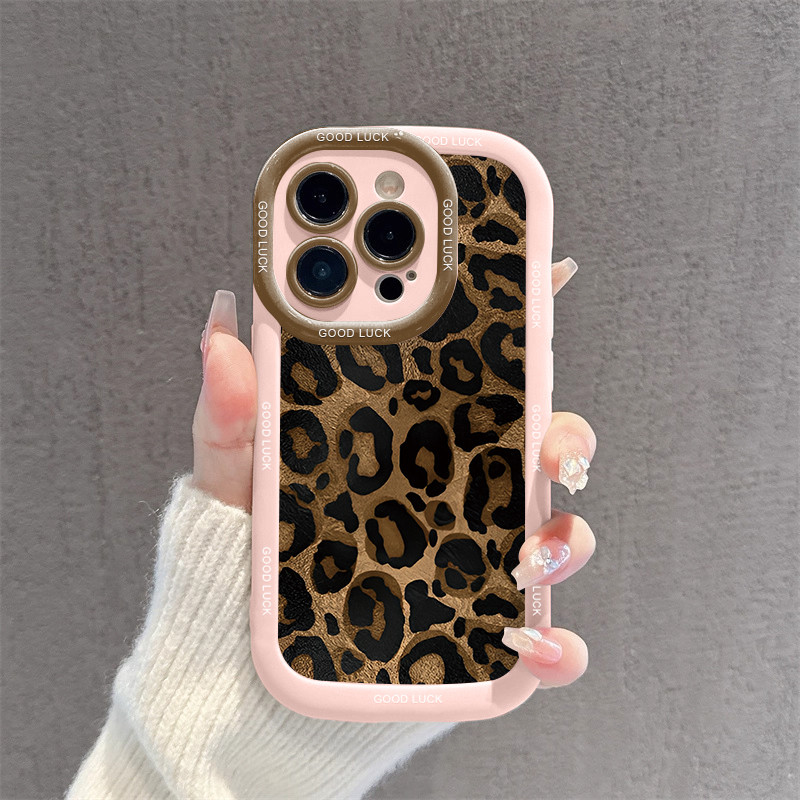 PFK849 Macan tutul untuk case oppo A55 A57 A57E A57S A58 A60 A74 A77 A77S A78 A79 A93 A94 A95 RENO4F