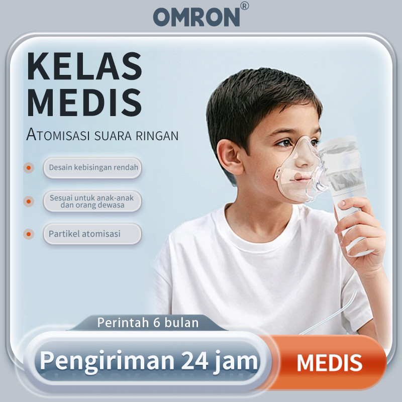 omron nebulizer uap alat Nebulizer Anak Alat Terapi Pernapasan Handheld Inhaler Nebulizer Machine Ne