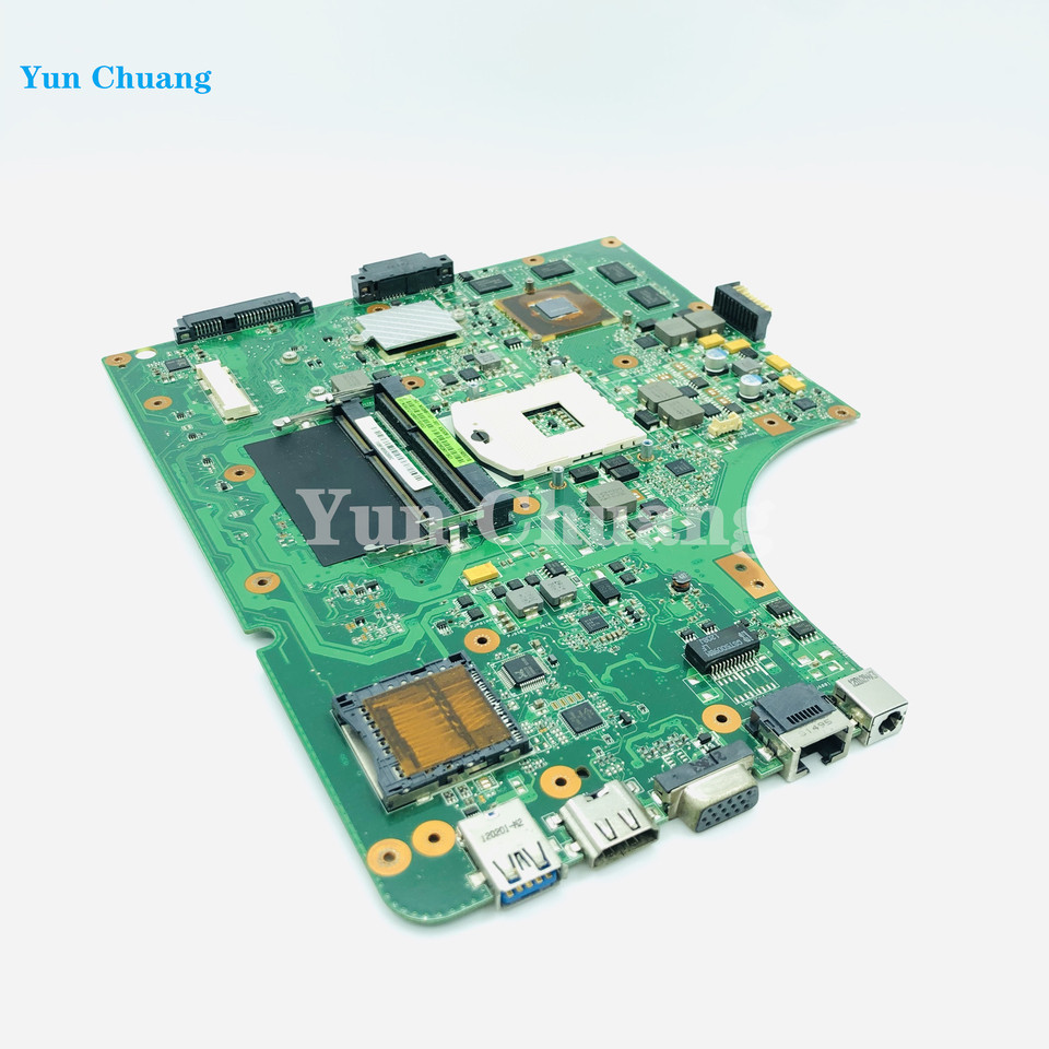 K53SM K53SV Mainboard For ASUS K53SC X53S K53SV K53SJ P53SJ K53S laptop motherboard HM65 DDR3 GT540M