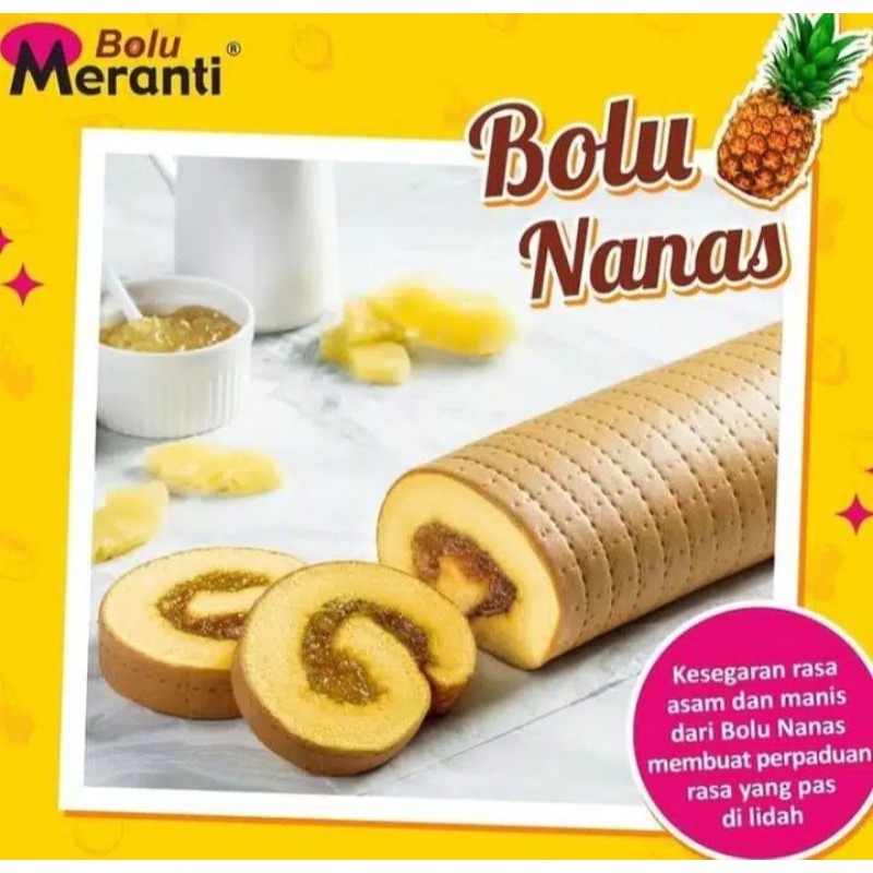 Bolu Gulung Meranti Medan Nanas Original Asli