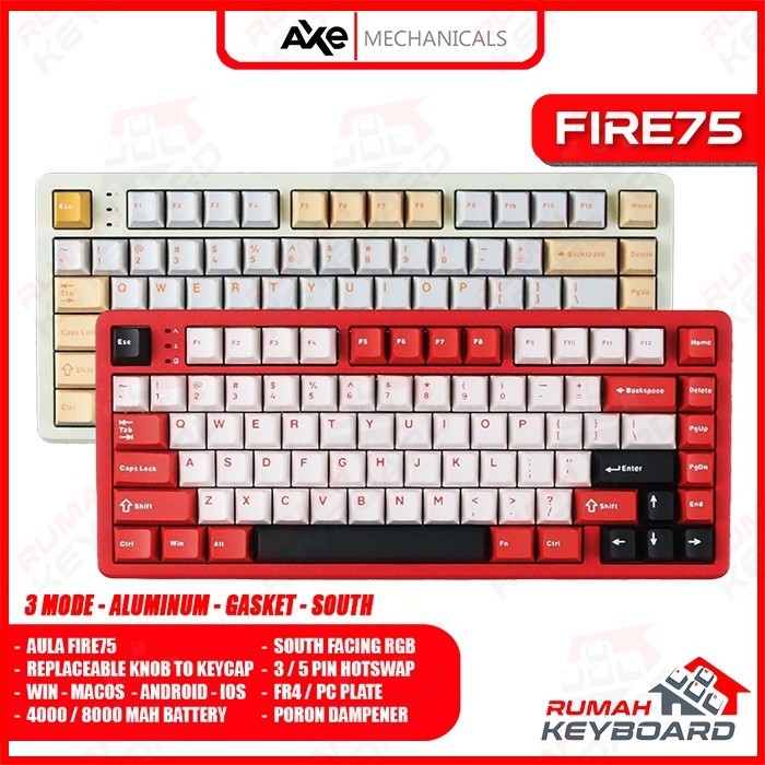 AULA FIRE75 Keyboard Mekanik