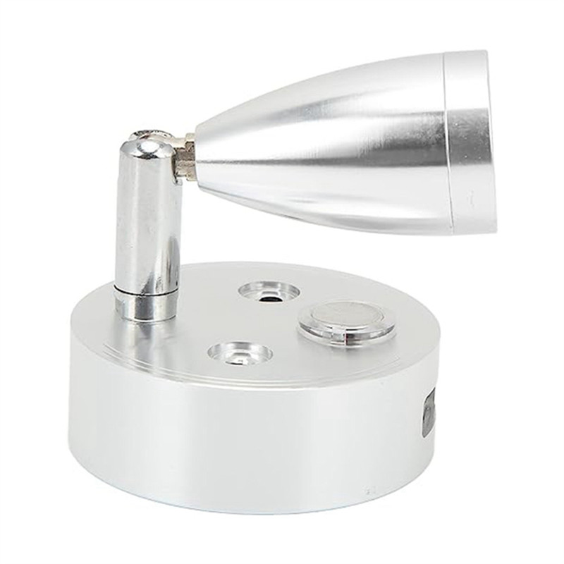 A84Z Rotating Reading Light m White Car Rotating Wall Light Touch Dimming RV Light Charging Port Boa