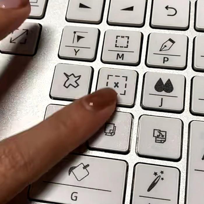 Procreate - Compatible Macro Keyboard / Keypad / Cardpad Shortcut - Hitam