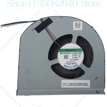 New Laptop CPU GPU Cooler Fan for Precsion 7760 M7760 Raator 0X7RP6 0KPYYT MG75090V1C250S9A MG75090V
