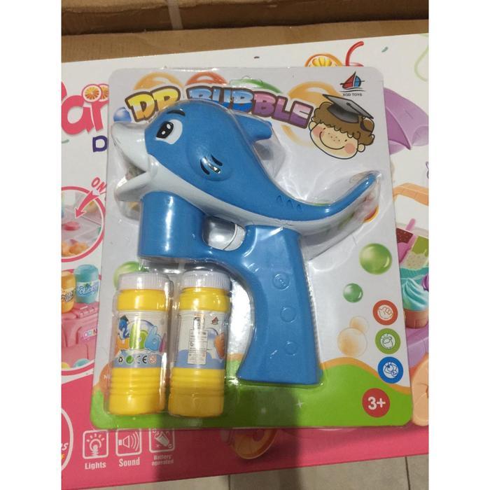 WD Mainan Bubble Gun, Bubble Gun Busa Gelembung - BUBBLE GUN BIRU