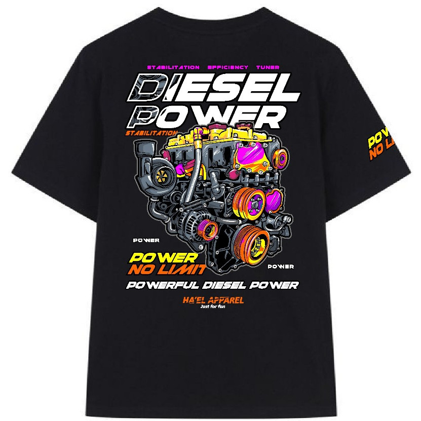 KAOS " DIESEL POWER " Kaos diesel power II | kaos pria jumbo | KAOS DISTRO | Kaos pria