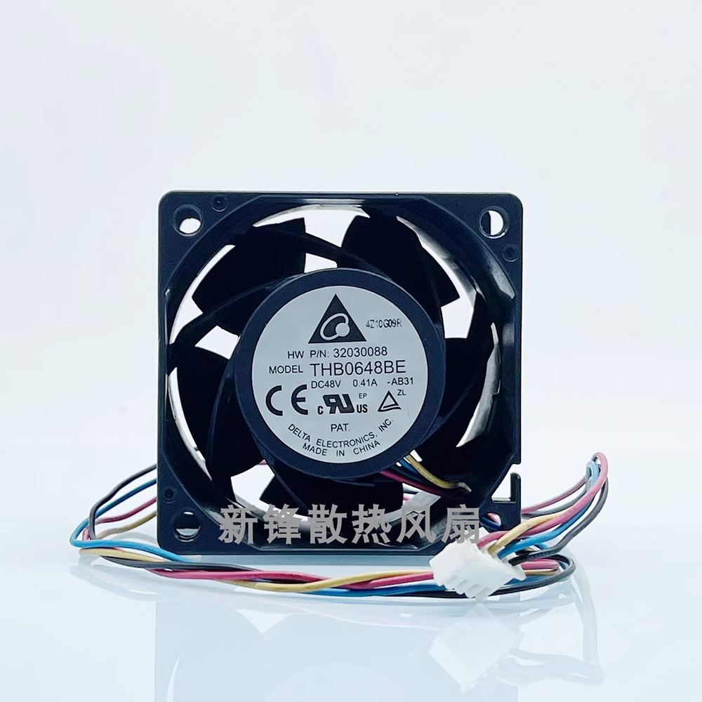 for delta THB0648BE 6038 6cm 60mm 60*60*38mm 48V 0.41A 4 wire PWM server cooling fan