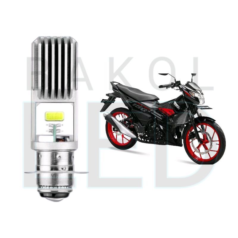 1pcs Lampu depan LED H6 COB motor Suzuki Satria FU BL