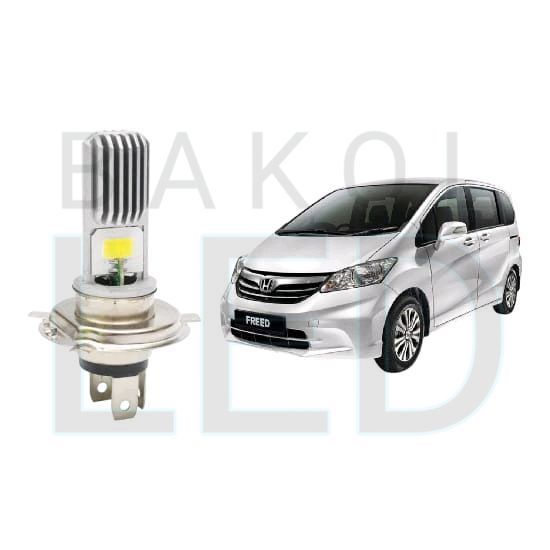 2pcs Lampu Utama LED H4 COB Mobil Honda Freed 2009 2017 BL