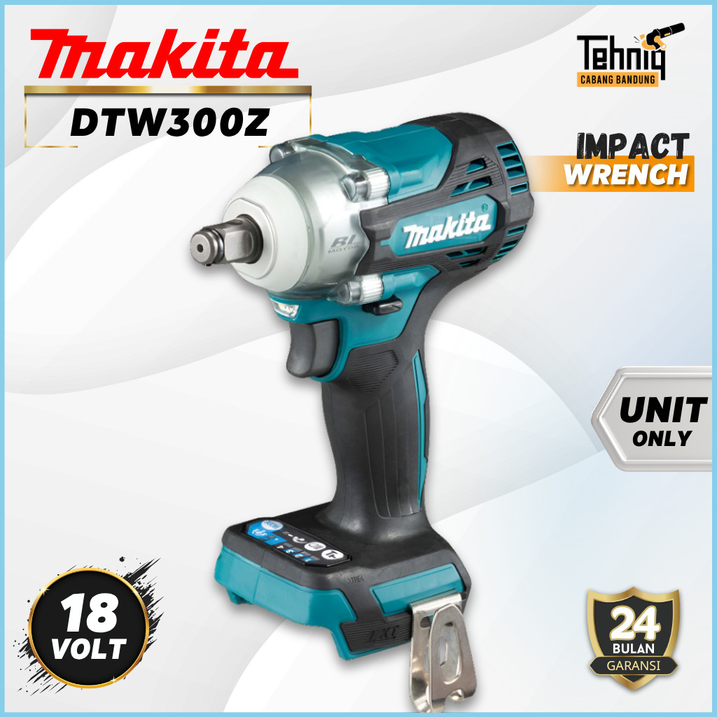 Makita DTW300Z Mesin Pumbuka Baut Baterai 18 V Impact Wrench Cordless Makita