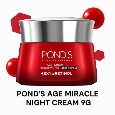 Ponds Age Miracle Night Cream / Ponds Age Miracle 9g