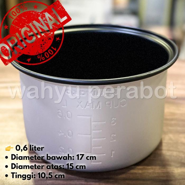 PlugIn Zone READY 0,6 1,2 dan 1,8 Liter ORIGINAL ADA LOGO MIYAKO Panci Rice Cooker Miyako 1,8 Liter 