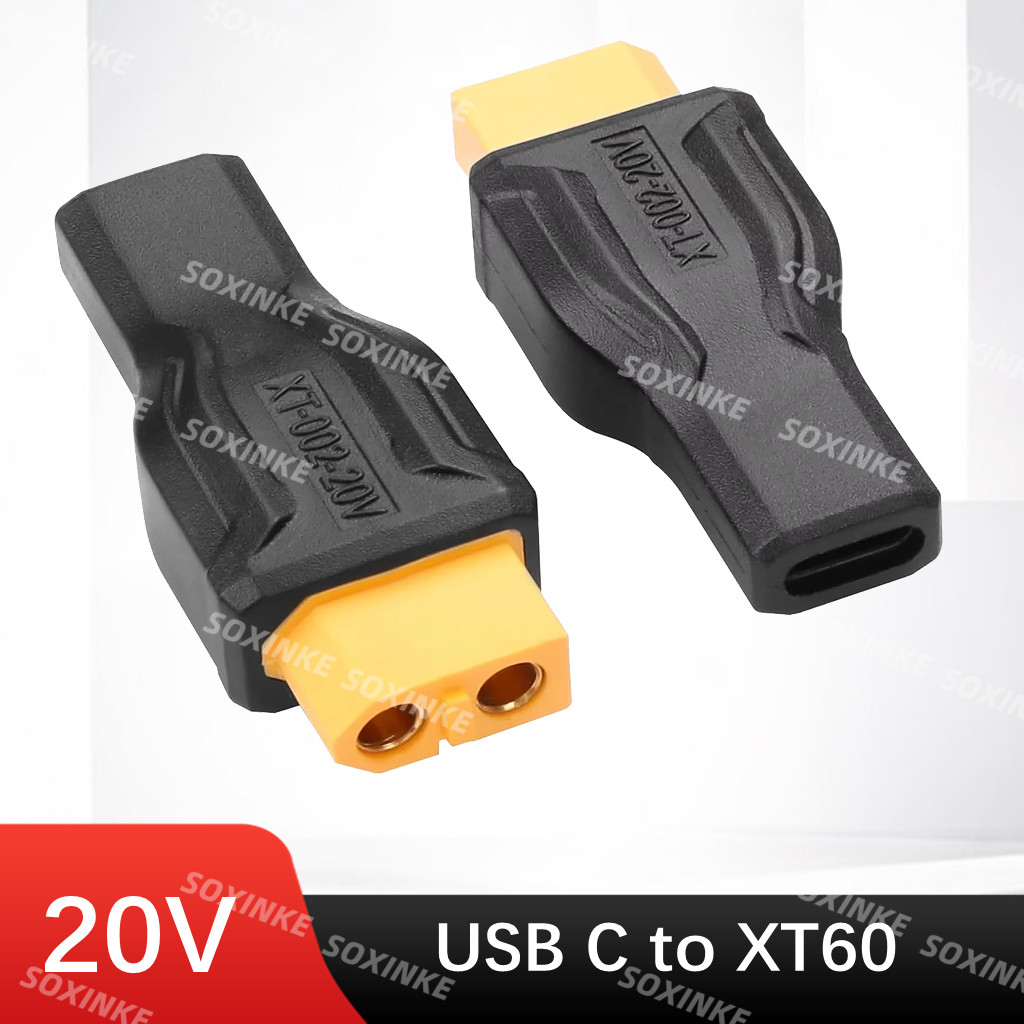 USB C Male to XT60 Female Adapter Type-C to XT60 Charging Connector Plug for Toolkitrc Model Energy 