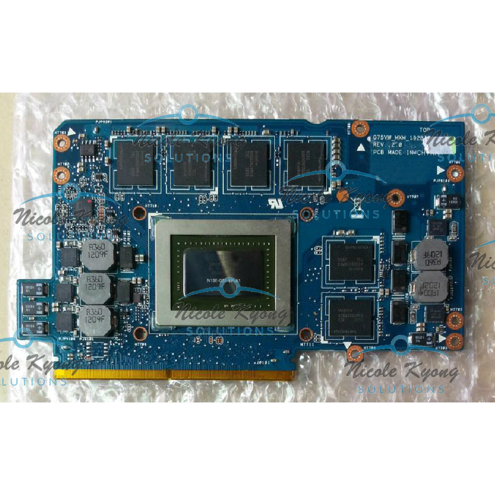 GTX 670M 660M 60N2VVG1200 60NLEVG1001 69N0NQV10D01 60N2VVG1300 60N2VVG1301 69N0MBV13B03 For ASUS ROG