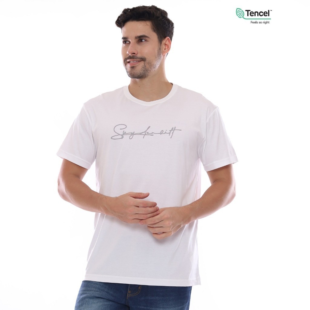 ORI  Spyderbilt Kaos Lengan Pendek Pria Signa Tencel Planet Surf Tee