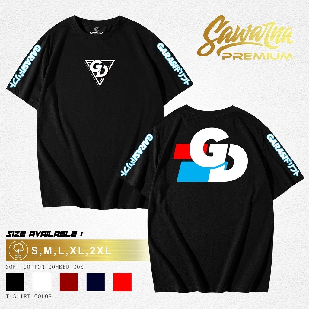 Varieta Black | Garasi Drift Merchandise KAOS BAJU RACING GARASI DRIFT LOGO KAOS DISTRO PRIA WANITA 