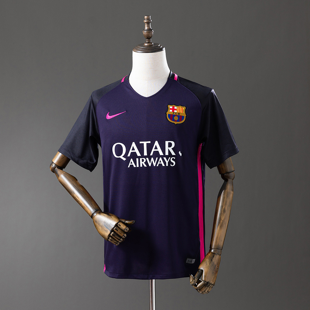 Jersey Retro Barcelona 16/17 Away T shirt pria