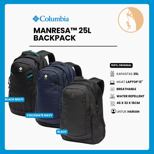 Tas Pria Ransel Laptop/Daypack - Columbia Manresa 25L Backpack