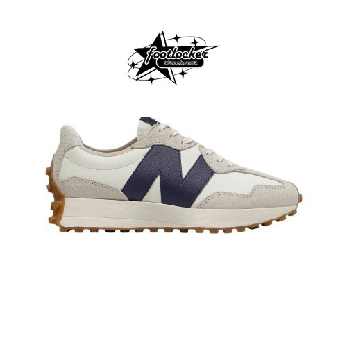 Sepatu New Balance  327 Trainers Off White Navy  Original   Unisex