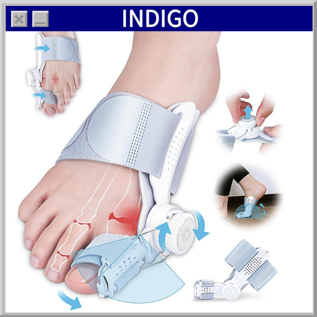Alat Korektor Pelurus Jempol Kaki Hallux Valgus Bunion Adjustable / Jempol Kaki / Korektor Jempol