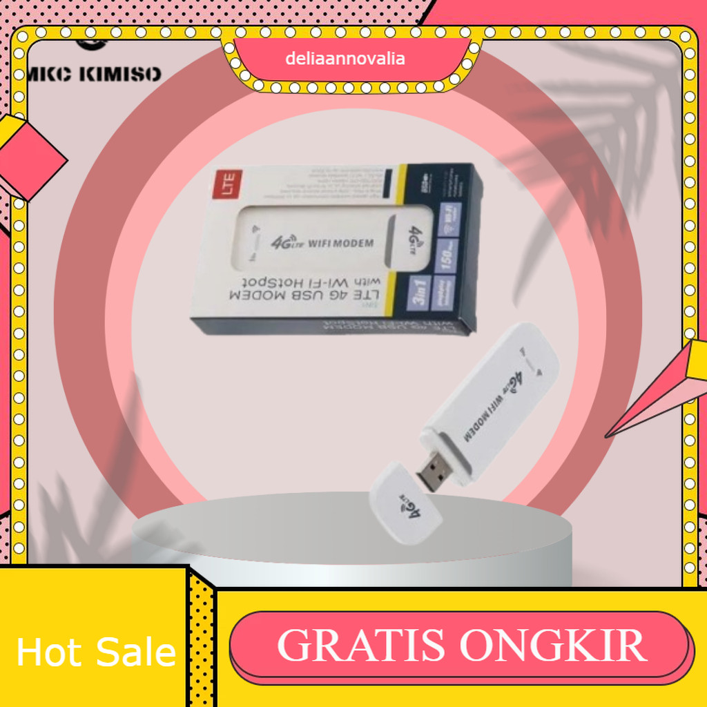 Modem 4G / 5G Mifi Wifi Unlock All Operator 150Mbps Mobile USB