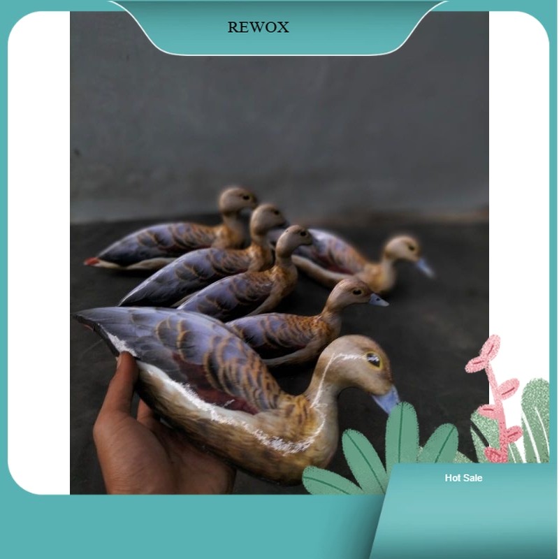 COD PATUNG JONTROT BELIBIS MERAH ALIS KUNING - JONTROT BURUNG BELIBIS - PATUNG BELIBIS MERAH rewox