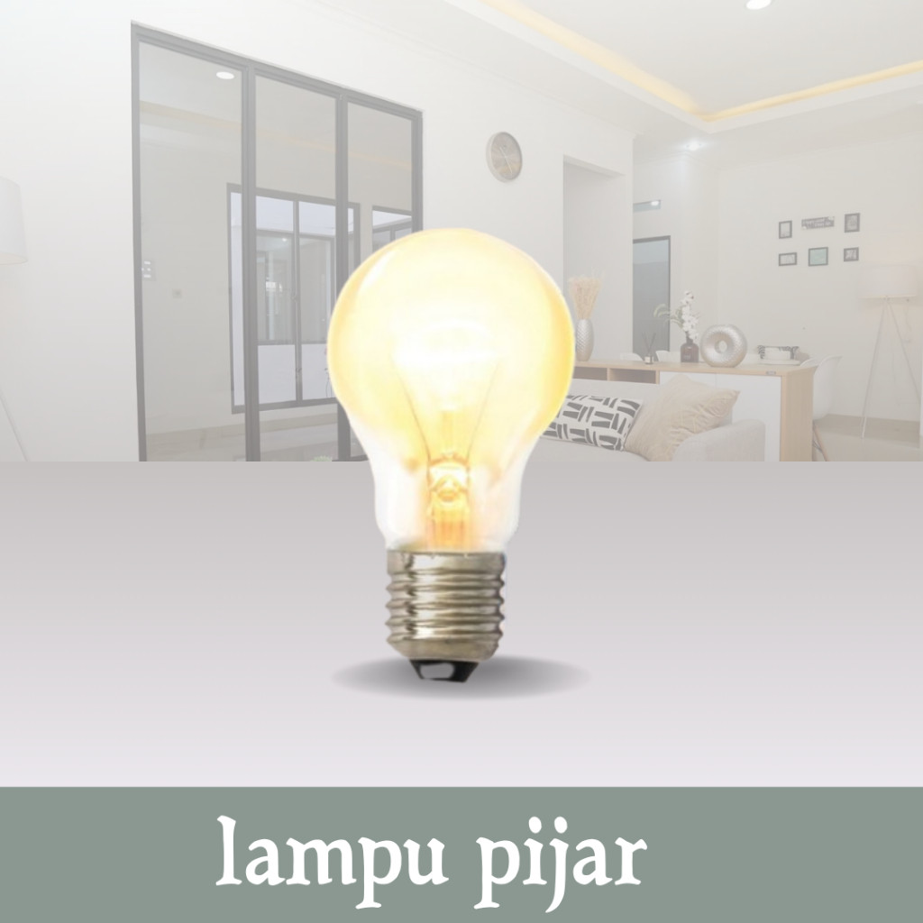 BOHLAM LAMPU PIJAR CAHAYA KUNING LAMPU PIJAR E27 KACA PENGHANGAT AYAM