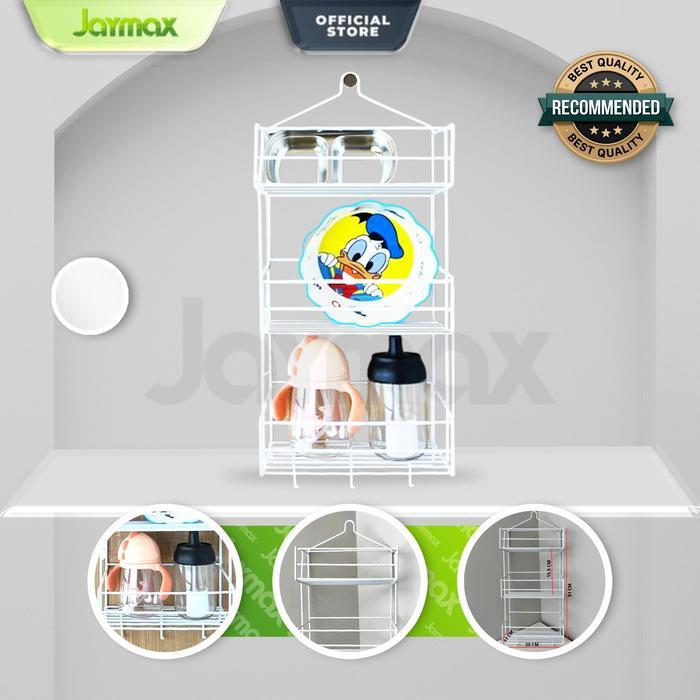 FRESHNEST Rak Bumbu Gantung 3 susun/ Rak Kamar Mandi / Rak Serbaguna / Rak Sabun TYPE ANGGREK Besi