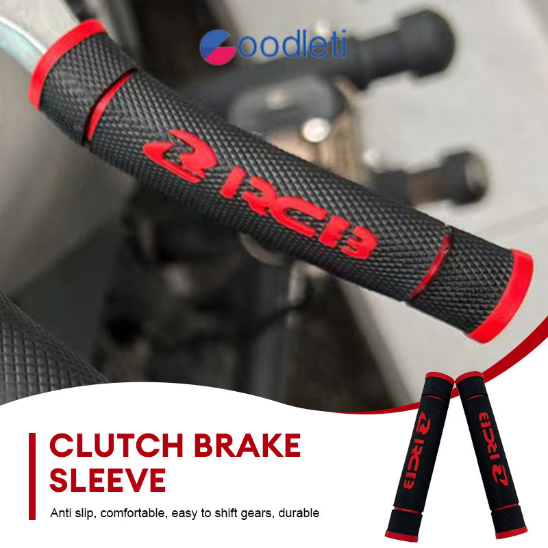 Karet Handle rem Motor Universal Pelindung Handle rem motor/Sarung Handle rem motor/Rubber Lever Gri