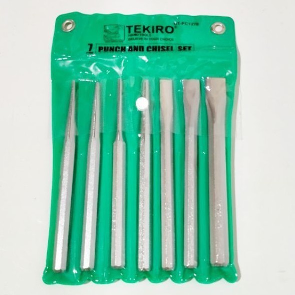 Am09 - Tekiro Pahat Besi / Pahat Bubut / Pahat Beton Set 7Pcs