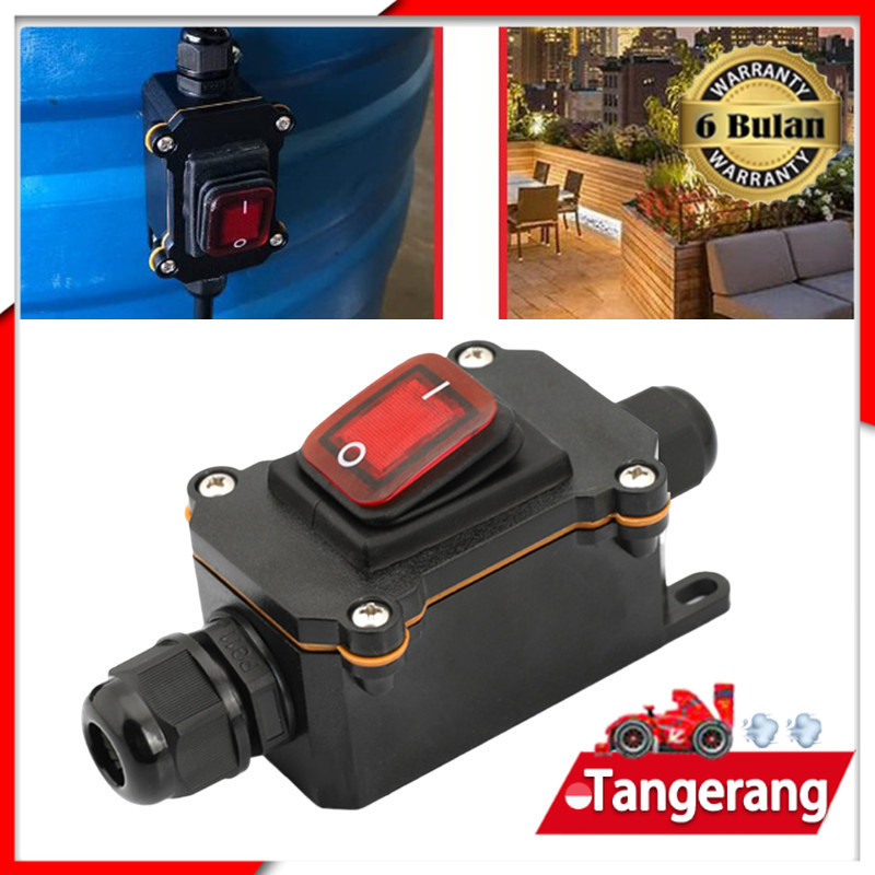 Saklar Switch Anti Air Waterproof Marine Outdoor / Saklar Connector Kabel Waterproof